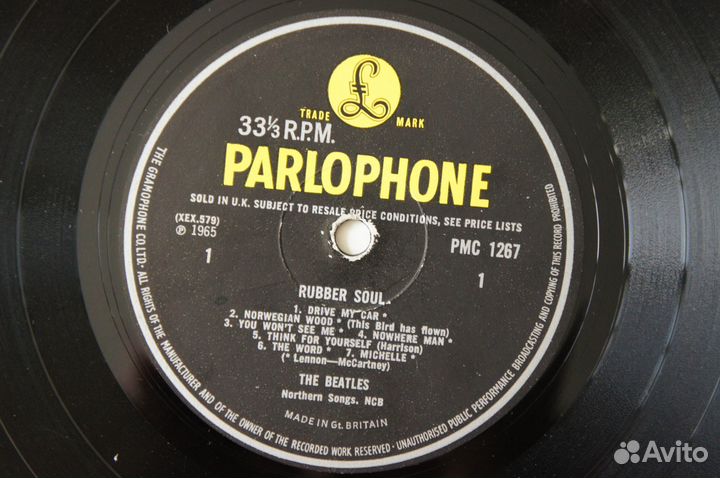 Beatles – Rubber Soul (UK-1965-LP-Mono)