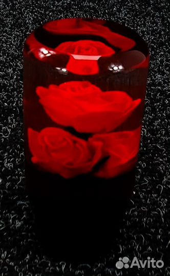 Ручка МКПП универсальная - Роза 10см (Красный)