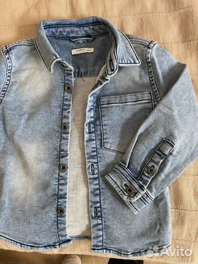 Джинсовая рубашка мальчику 92 reserved