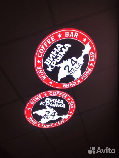 Гобо проектор, слайд реклама на тротуар