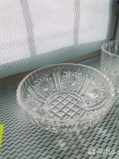 Салатник хрустальный СССР