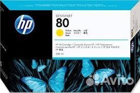Картридж HP 80 (C4848A) желтый