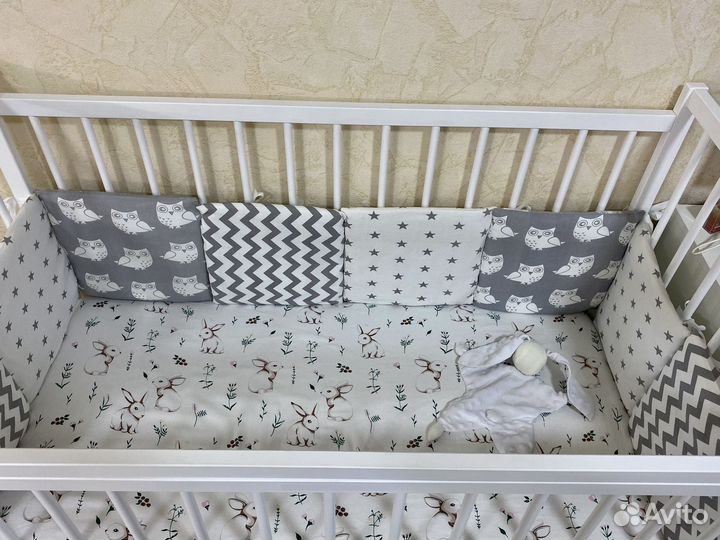 Бортики в детскую кроватку бу