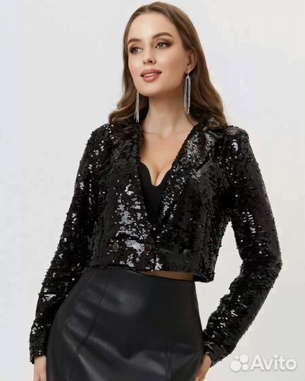 Пиджак с пайетками