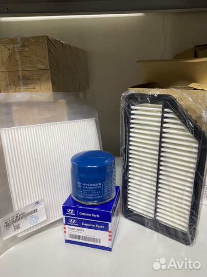 Комплект фильтров для то Hyundai Solaris 1