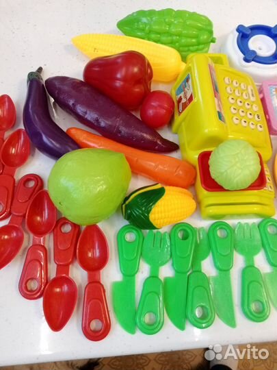 Кухонный детский набор и весы