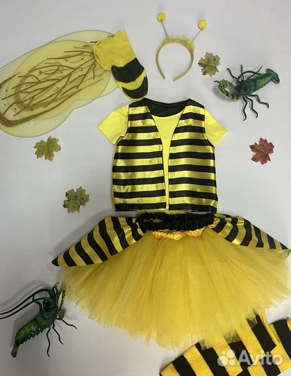 Костюм жука, костюм паука, костюм бабочки