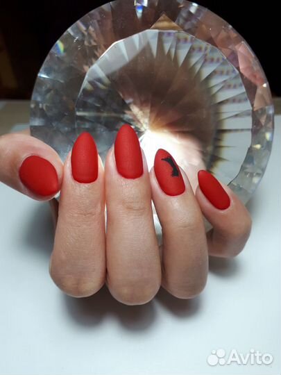 Маникюр/педикюр с покрытием