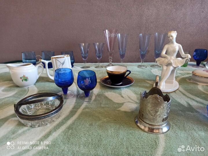 Сервиз Вербилки дфз, бокалы, стопки