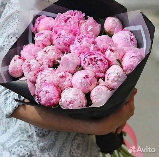 Пионы Букет пионов Доставка цветов