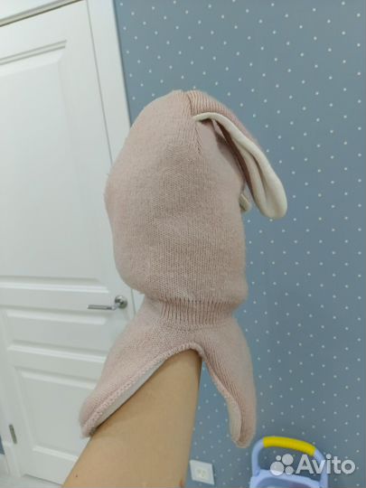 Шапка шлем с ушками