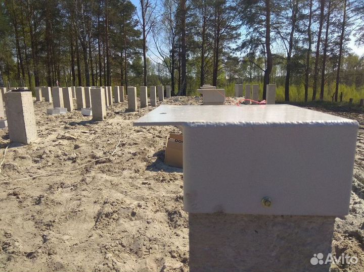 Фундамент / Жб, Бетонные, Железобетонные сваи