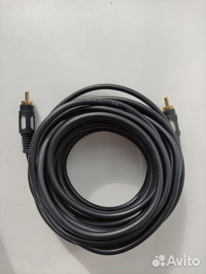 Кабель jack 3.5 2 RCA, 1 rca