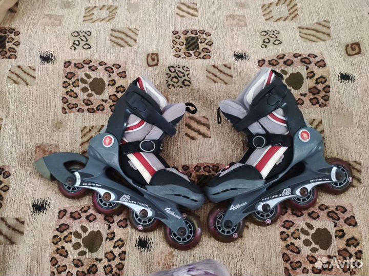 Роликовые коньки детские K2. Размер 31.5-34.5