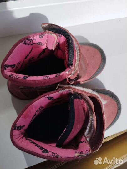 Ботинки демисезонные для девочки 25 размер