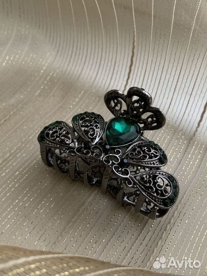 Винтажный крабик для волос