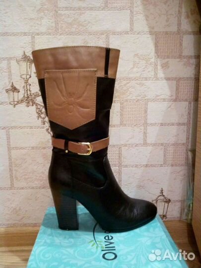 Сапоги нат.кожа