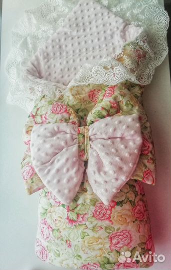 Детский конверт на выписку