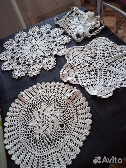 Салфетки вязанные крючком