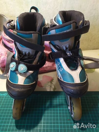 Роликовые коньки раздвижные 33-36 р-р