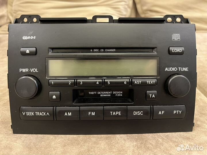 Оригинальная магнитола Pioneer Toyota 86120-60510