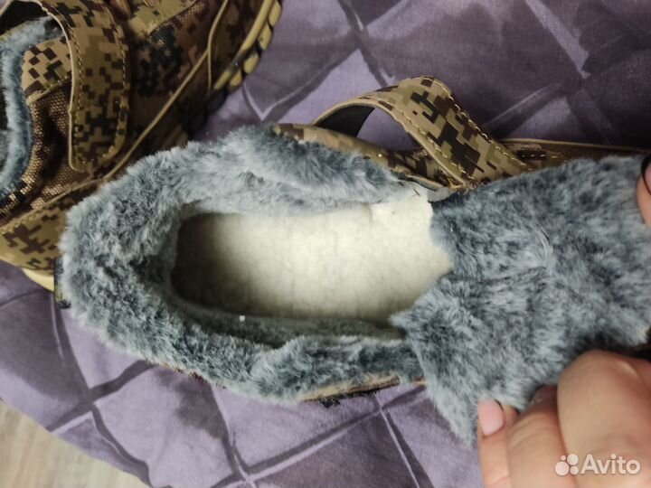 Мужские зимние кроссовки с мехом