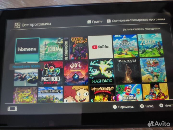 Nintendo Switch Rev 2 Прошитая Чип 160gb