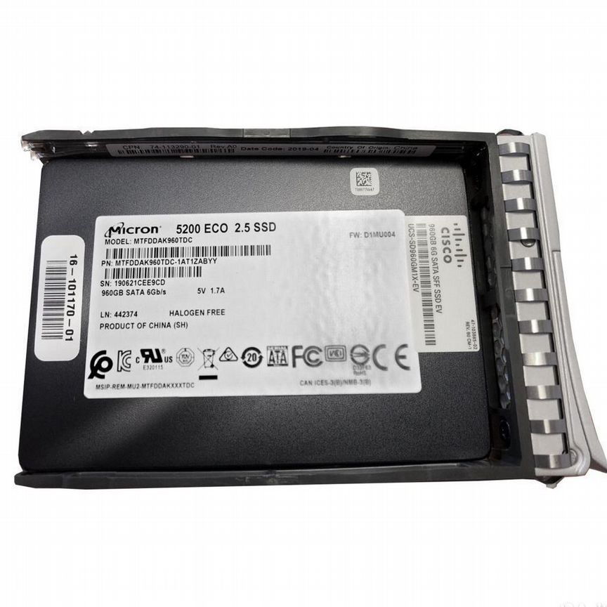 [UCS-SD960GM1X-EV] Жесткий Диск Micron Ucs-Sd960gm1x-Ev 960gb 2,5