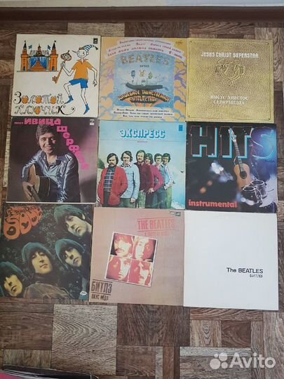 Пластинки (винил) разных жанров