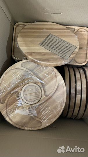 Посуда из дерева менажница блюдо поднос доска