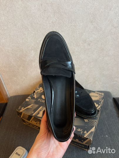 Лоферы женские 40 (25 см) черные