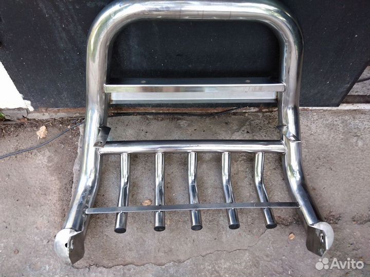 Кенгурятник D76 на Pajero IV