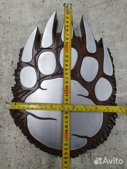 Подставка под горячее след медведя.Под казаны, сад