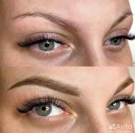 Перманентный макияж бровей