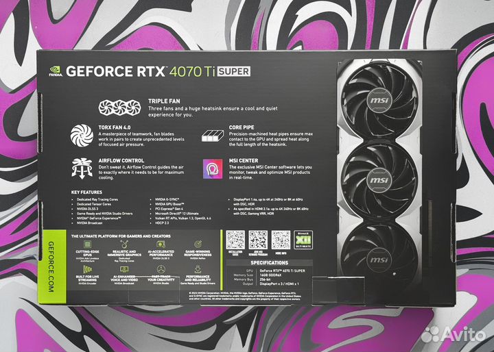 MSI RTX 4070 Ti Super Ventus 3X OC