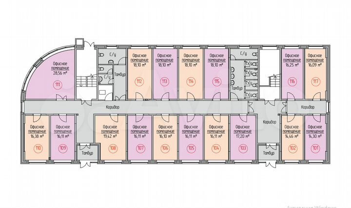 Бизнес-центр, 2256 м²