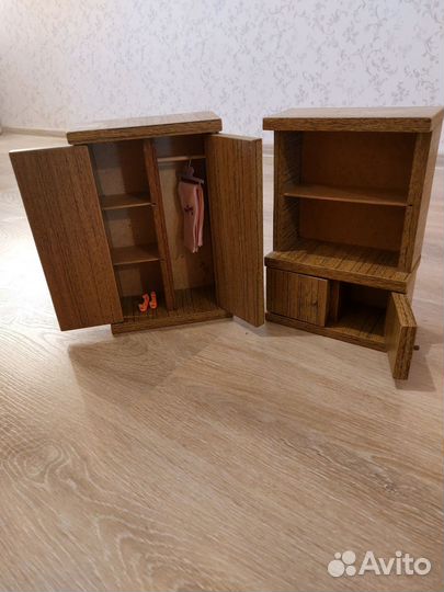 Деревянная мебель для кукол. Детская мебель