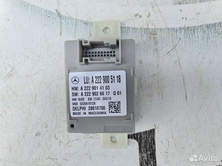 Блок подсветки салона Mercedes W213