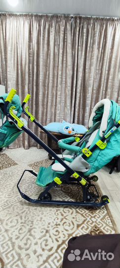 Санки коляска nika 7-3