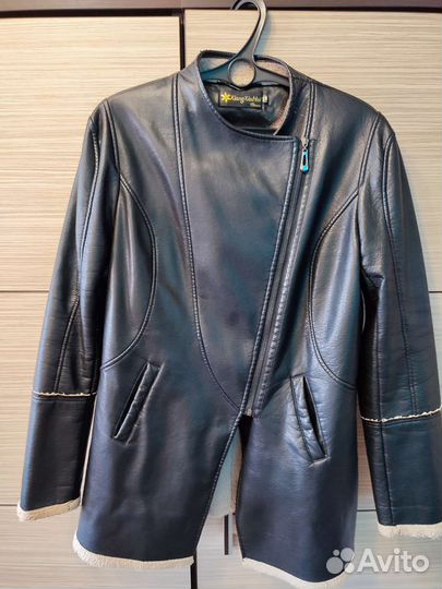 Куртка кожаная женская 50 размер