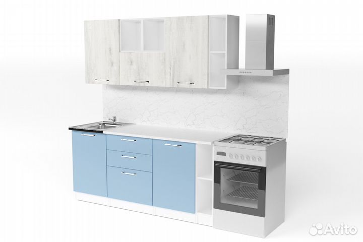 Кухонный гарнитур Мария макси 4 1800 мм + Стол в п