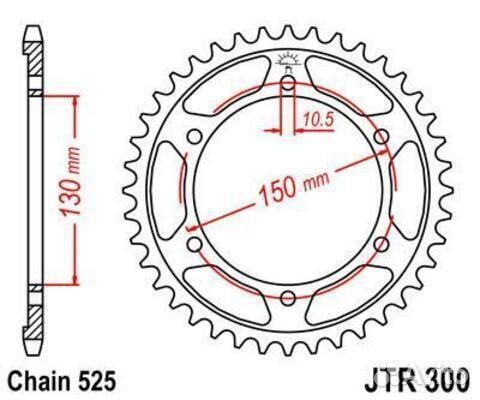 Звезда ведомая JTR300 43