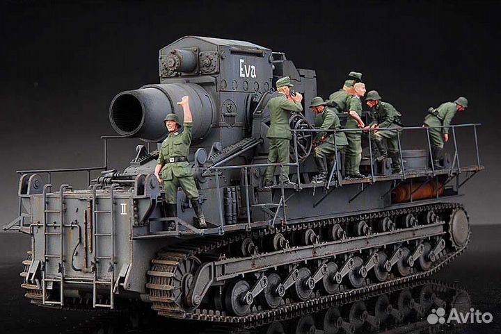 Германское орудие Morser Karl gefax 040/041 Trumpe