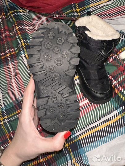 Сапоги зимние детские 24