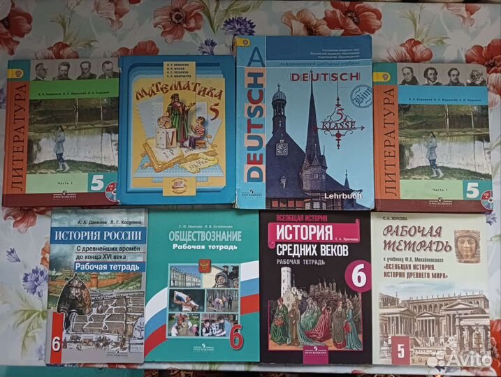 Учебники, рабочие тетради, атласы