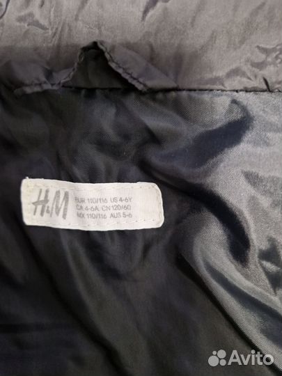 Жилетка утепленная H&M, 110-116р, бу