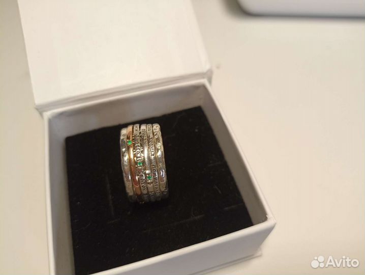 Серебряное кольцо с агатом