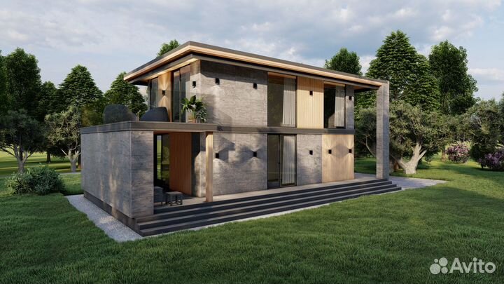 3d визуализация проектов домов/участков, чертежи