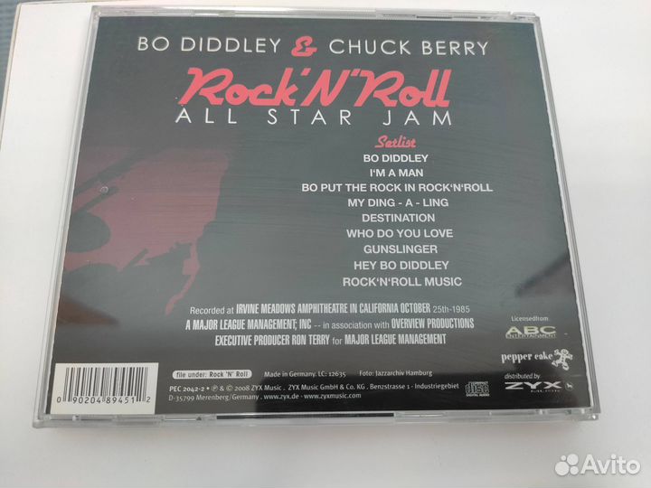 Фирменный компакт диск Bo Diddley & Chuck Berry