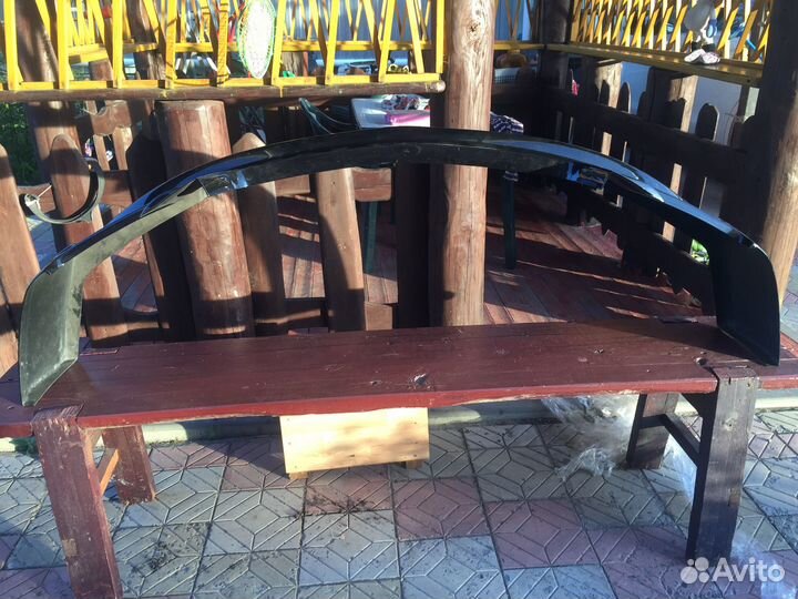 Накладка на передний бампер honda